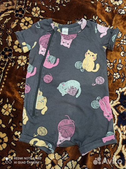 Боди и песочник 62-68