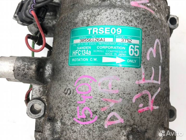 Компрессор кондиционера Honda Cr-V RE3 K24A 2006