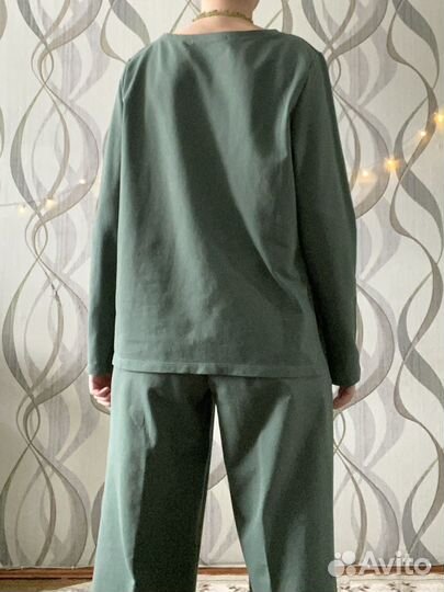 Костюм двойка: свитшот и брюки палаццо