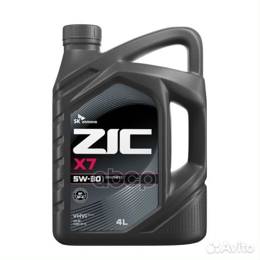 ZIC X7 5W-30 SP GF-6 Масло моторное синт. 4L Zic