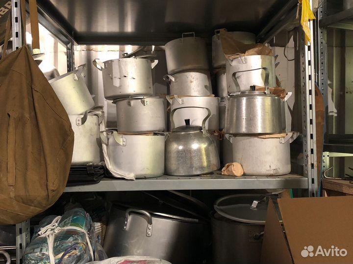 Кастрюля армейская алюминиевая СССР солдатская