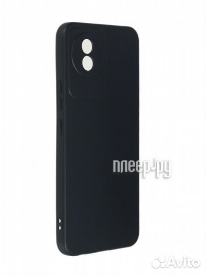 Чехол DF для Vivo Y02 Silicone Black vCase-15