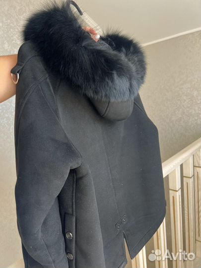 Дубленка и безрукавка