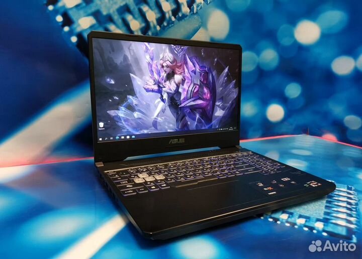 Игровой ноутбук Asus на Ryzen 5 / GTX1650 / IPS