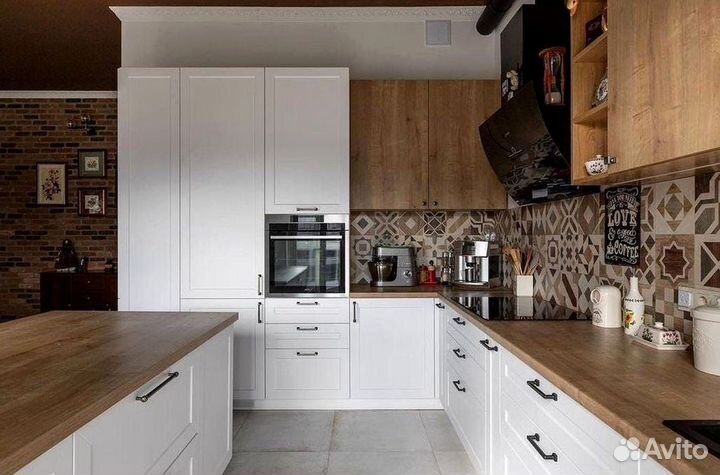 Современная кухня на заказ мдф фасады