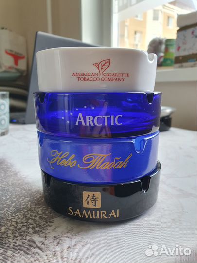 Новые фирменные пепельницы 4 штуки