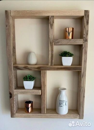 Полочки из амбарной доски