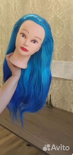 Голова для причёсок учебная. Болванка парикмахерск