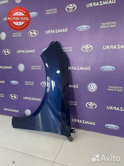 Крыло Ford Focus 3 левое темно-синий