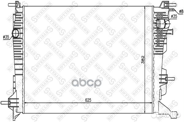 Радиатор Системы Охлаждения Renault Megane Iii