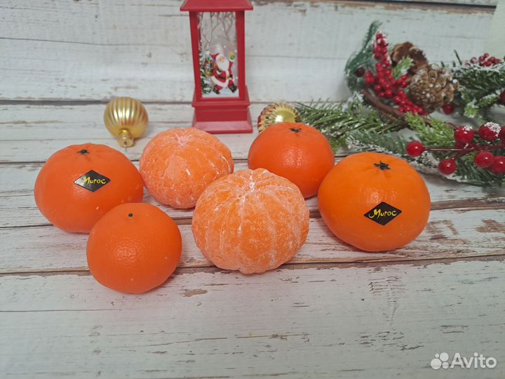 Мыло ручной работы мандарин