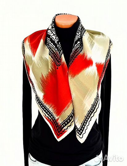 Платок винтажный Texture. Италия. Оригинал