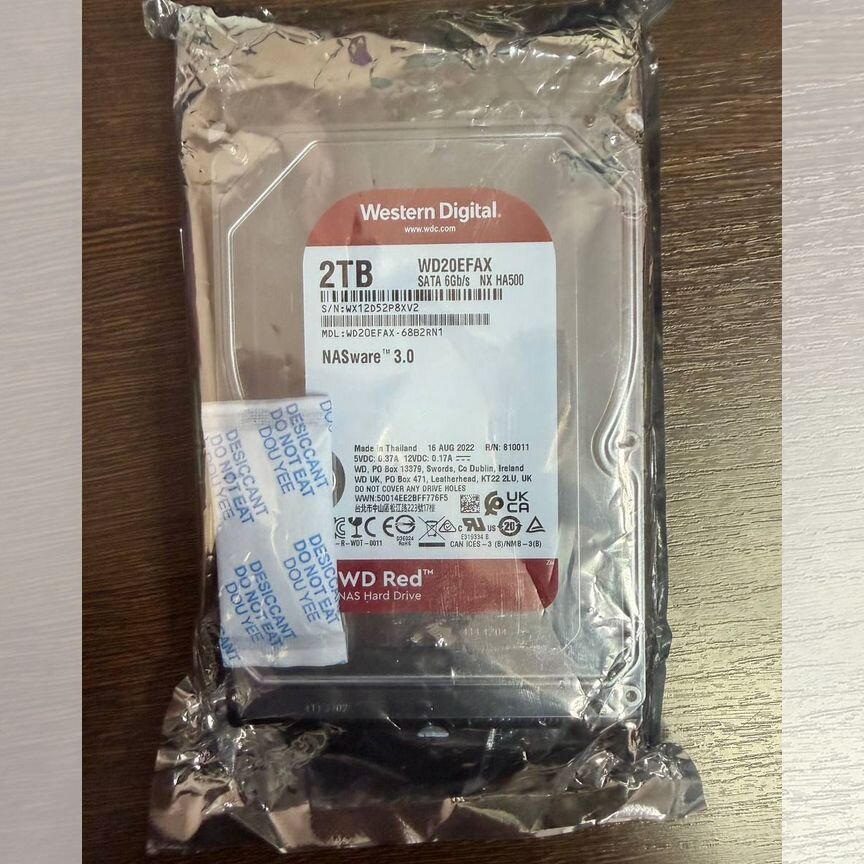 [WD20EFAX] Жесткий Диск Wd Red 2 Тб ()