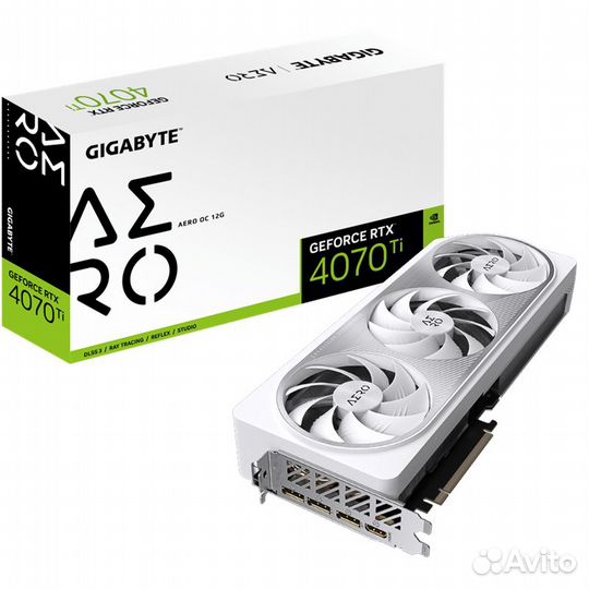 Видеокарта Gigabyte RTX 4070 Ti Aero OC V2 12Gb