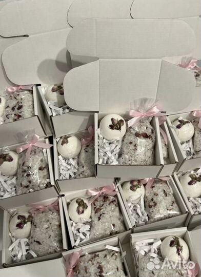 Подарочный набор бомбочки для ванны морская соль