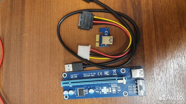 Райзеры PCI-E X1 Ver 006