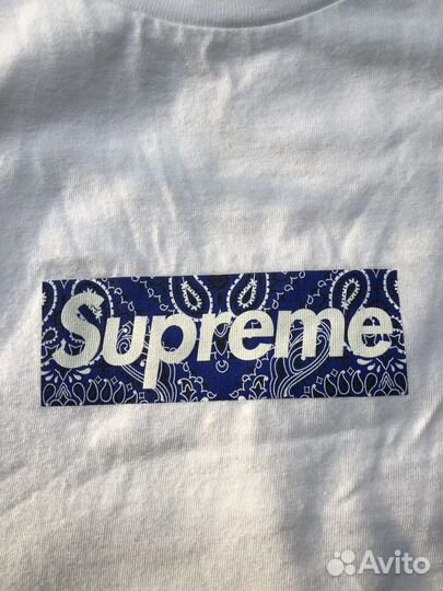 Футболка Supreme Bandana box logo