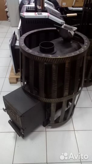 Чугунная печь для бани Березка Воевода 20 зк