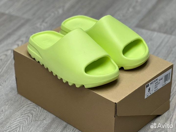 Сланцы Adidas Yeezy Slide Glow Green (36-45)