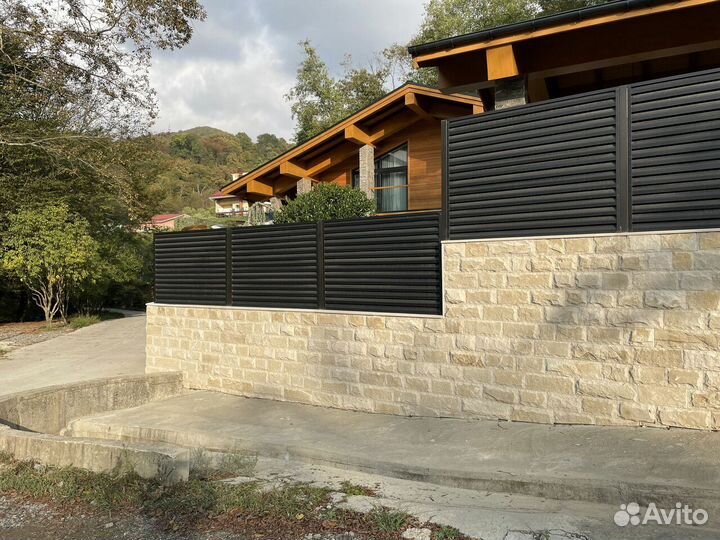 Забор жалюзи