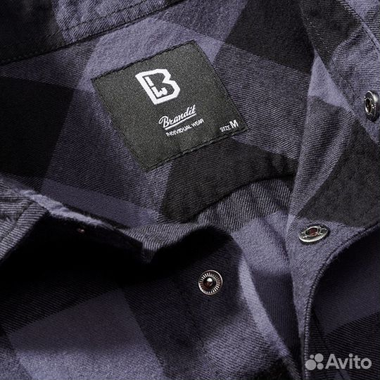 Brandit Check Shirt Sleeveless black/gray