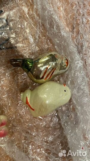 Новогодние елочные игрушки СССР