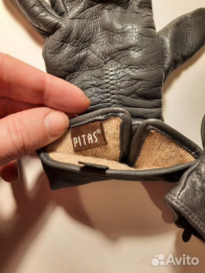 Перчатки женские кожаные размер 7