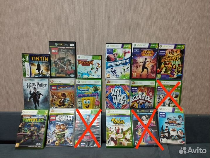 Диски с играми на xbox 360