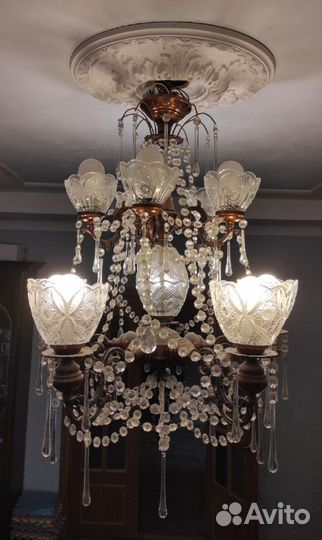 Люстра хрустальная