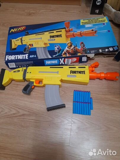 Бластер Nerf fortnite скар
