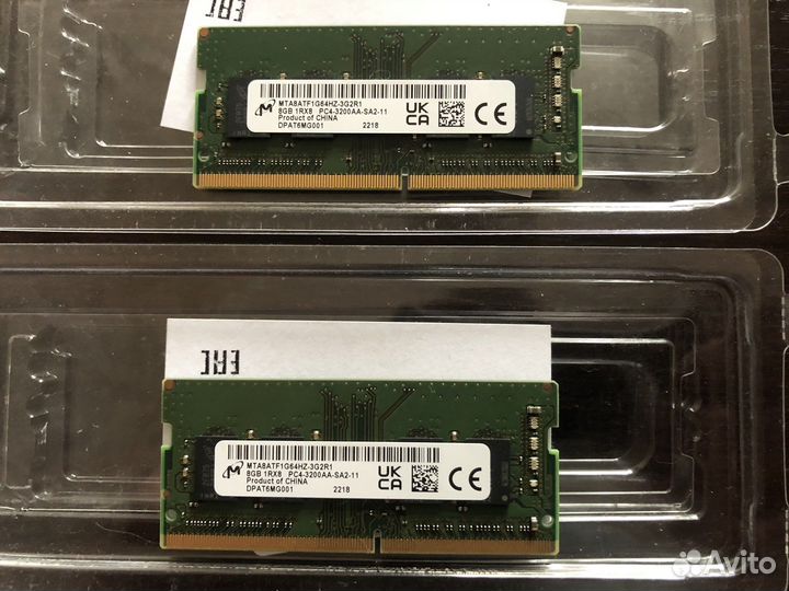 Комплект оперативной памяти 2x8gb 3200 мгц