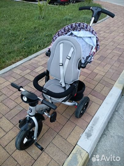 Детский велосипед с родительской ручкой