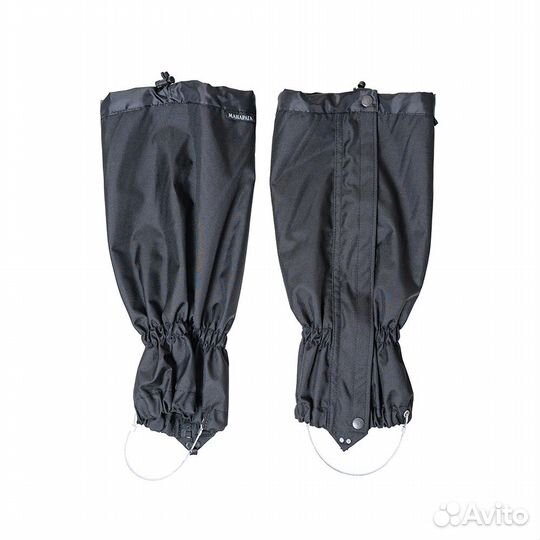 61346Фонарики (гамаши) Манарага с молнией, черный