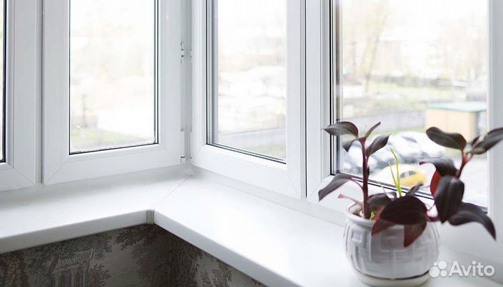 Подоконник пластиковый