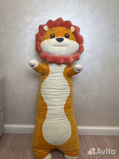 Мягкая игрушка лев 1м 5 см