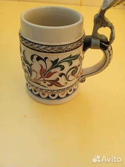 Кружка пивная с крышкой