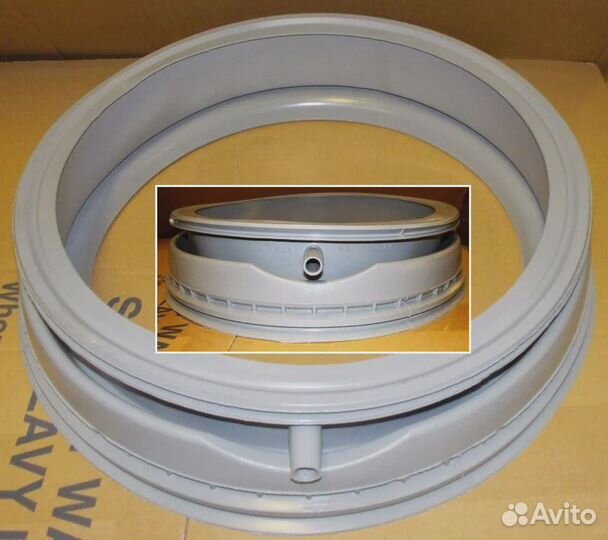 Манжета люка Bosch-00361127 (с отводом), зам.55BY0