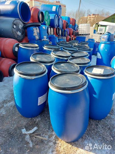 Бочка 110, 127, 170 литров пластиковая синяя