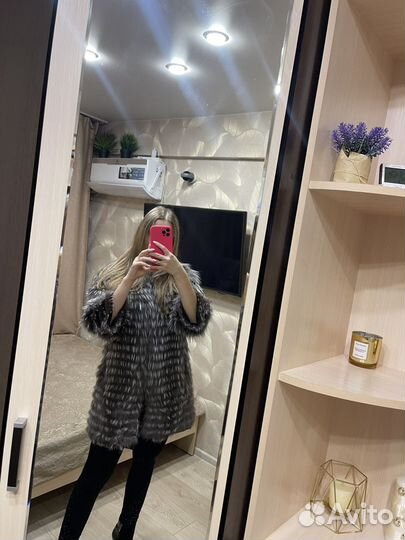 Шуба из чернобурки