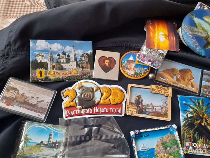 Магниты на холодильник пакетом