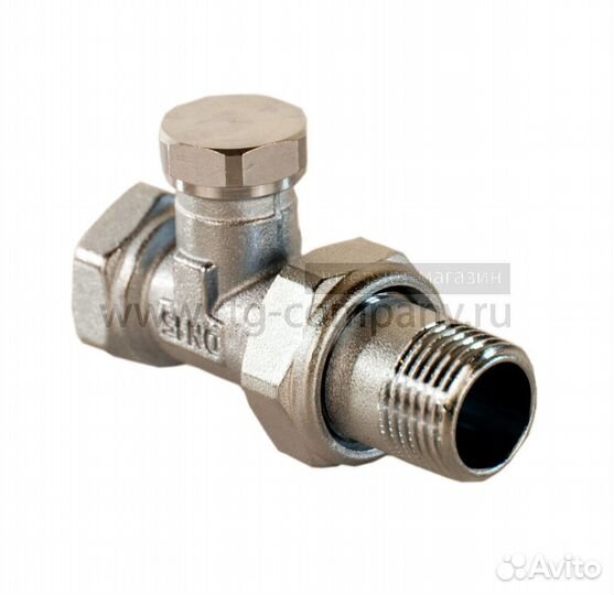 Клапан запорный прямой 1/2