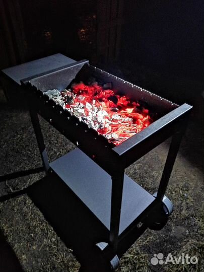 Мангал на колесах