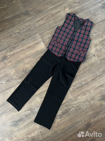 Жилетка и брюки в школу/лицей 128-134