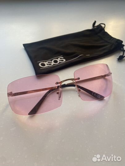 Очки ASOS розовые