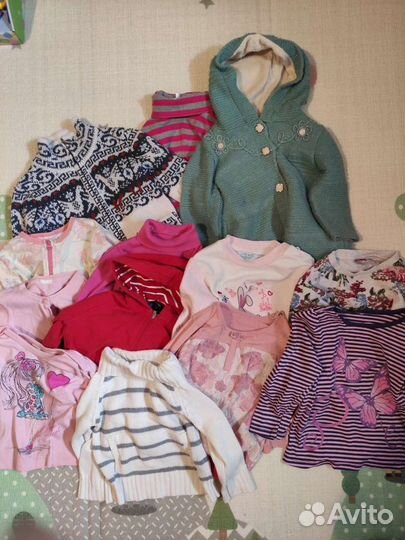 Детская одежда для девочек пакетом 74-104