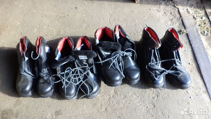 Ботинки рабочие простые и утеплённые 44 размер