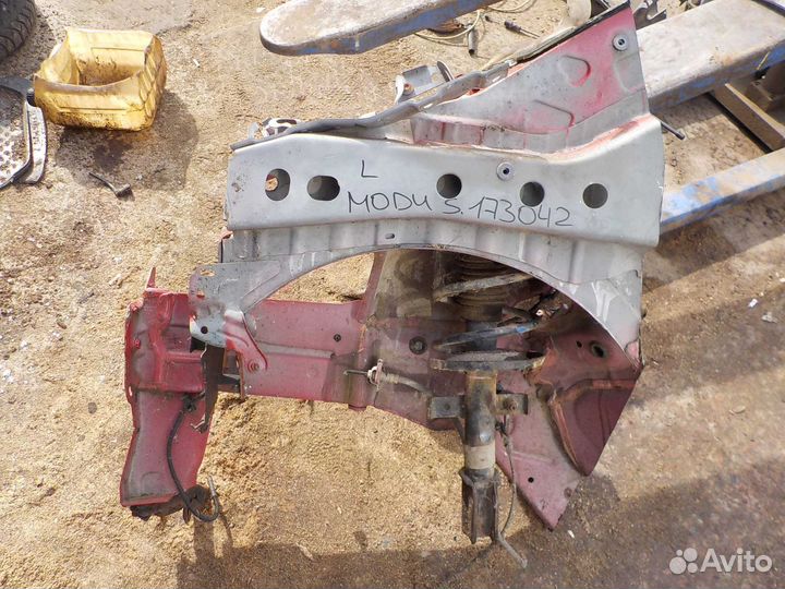 Лонжерон renault modus передний левый