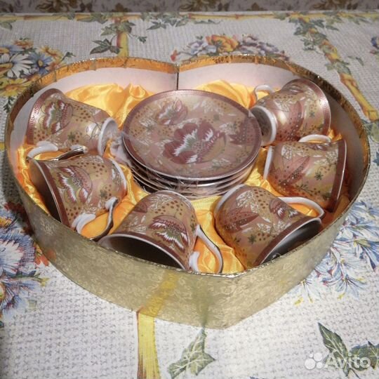 Yamasen gold collection, сервиз кофейный, 12 предм