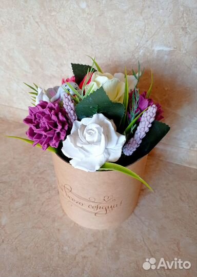 Мыло ручной работы (Букеты, зверушки, брус)