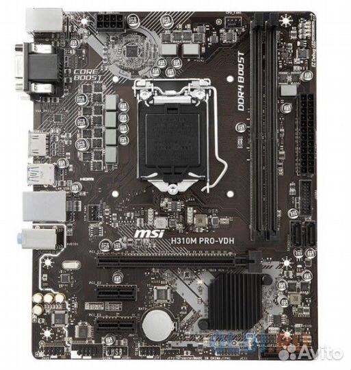 Мат.плата MSI H310M PRO-VDH Soc-1151v2 Intel H310